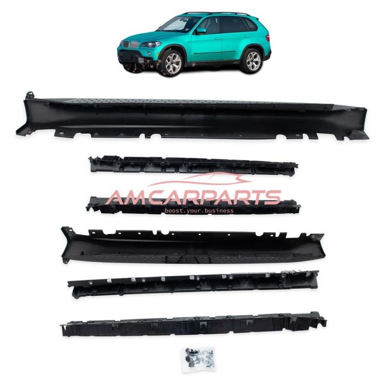 Upgrade Design Trittbretter / Einstiegsleisten passend für BMW X5 E70 07-13 (VFL+LCI) inkl. Montagematerial