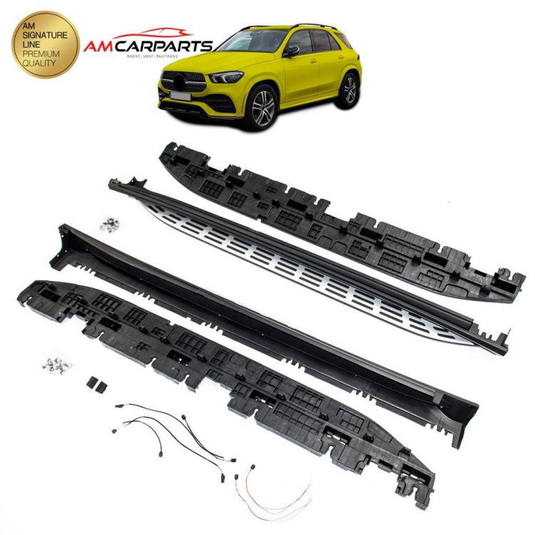 Upgrade Design Trittbretter / Einstiegsleisten passend für Mercedes Benz GLE Coupe (C167) 18+  inkl. Montagematerial