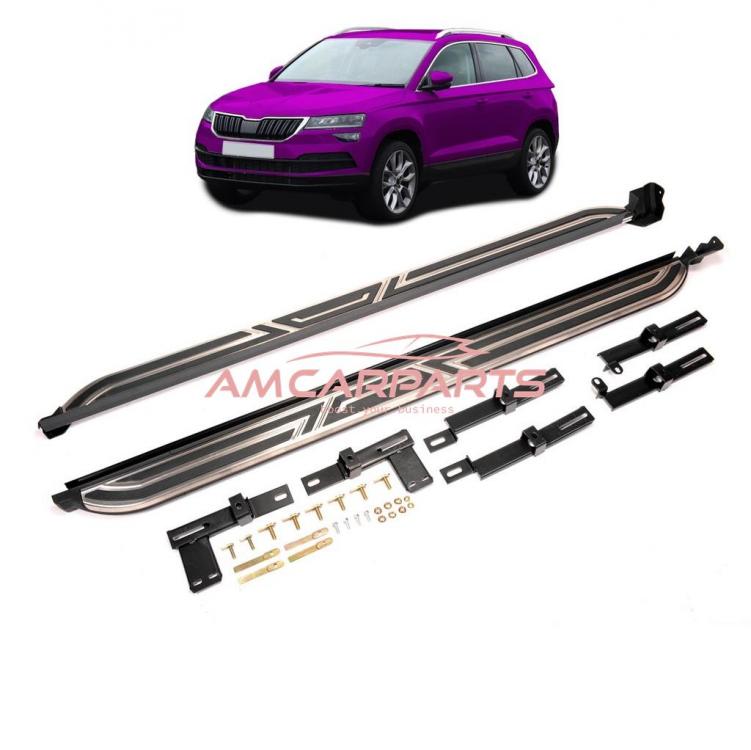 Upgrade Design Trittbretter / Einstiegsleisten passend für Skoda Kodiaq 17-23 inkl. Montagematerial