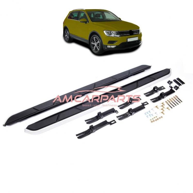 Upgrade Design Trittbretter / Einstiegsleisten passend für VW Tiguan AD /AX 17-23 inkl. Montagematerial