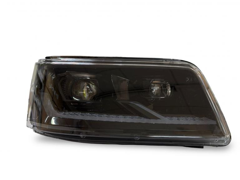 EXCLUSIVE VOLL LED "Specialized" Upgrade Design Scheinwerfer Set VW T5 03-09 schwarz