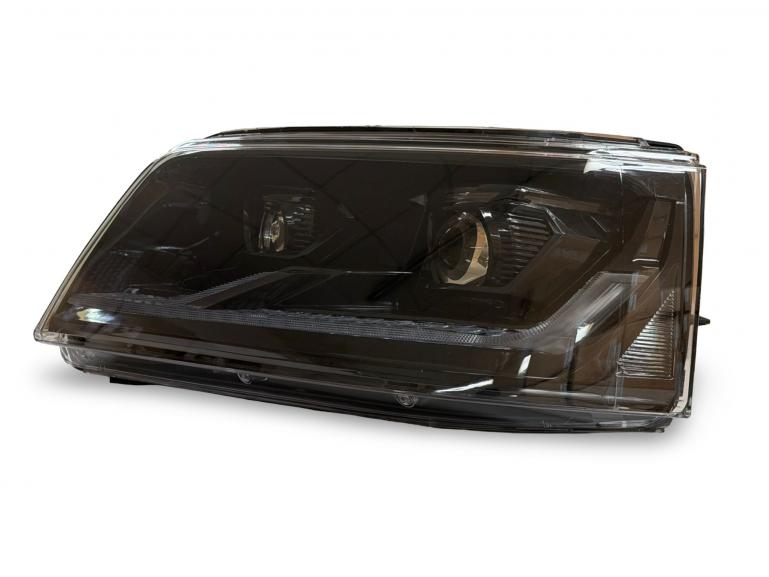 EXCLUSIVE VOLL LED "Specialized" Upgrade Design Scheinwerfer Set VW T5 03-09 schwarz