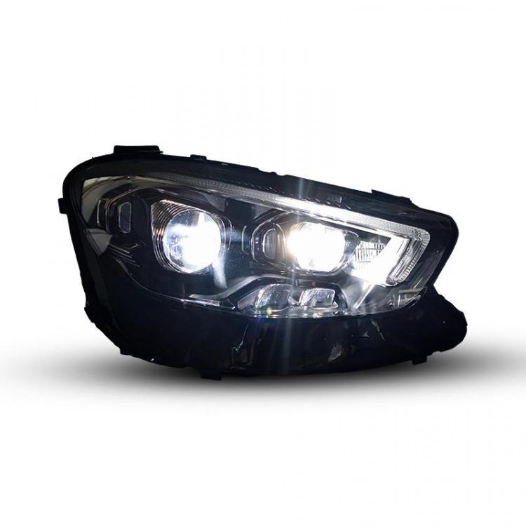 Voll LED Tagfahrlicht Scheinwerfer für Mercedes Benz E-Klasse W213/S213 20-23 schwarz