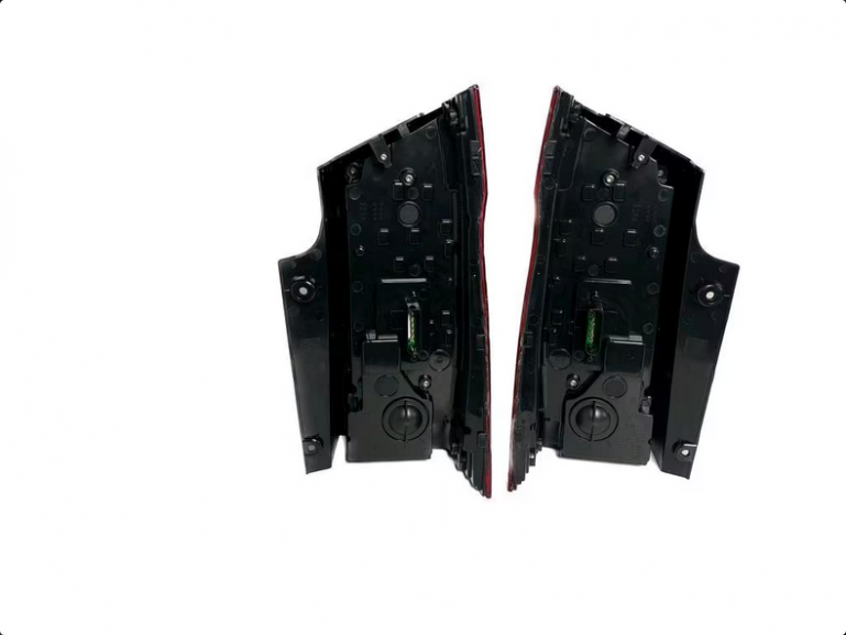 Sparpaket - VOLL LED Tagfahrlicht Scheinwerfer passend für Mercedes Benz V-Klasse / Vito W447 14-23 schwarz mit LED Blinker + LED Upgrade Design Rückleuchten passend für Mercedes Benz Vito W447 14-23 rot/weiß dynamisch