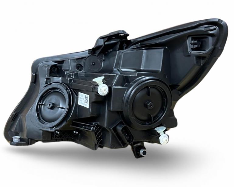 Sparpaket - VOLL LED Tagfahrlicht Scheinwerfer passend für Mercedes Benz V-Klasse / Vito W447 14-23 schwarz mit LED Blinker + LED Upgrade Design Rückleuchten passend für Mercedes Benz Vito W447 14-23 schwarz/klar dynamisch