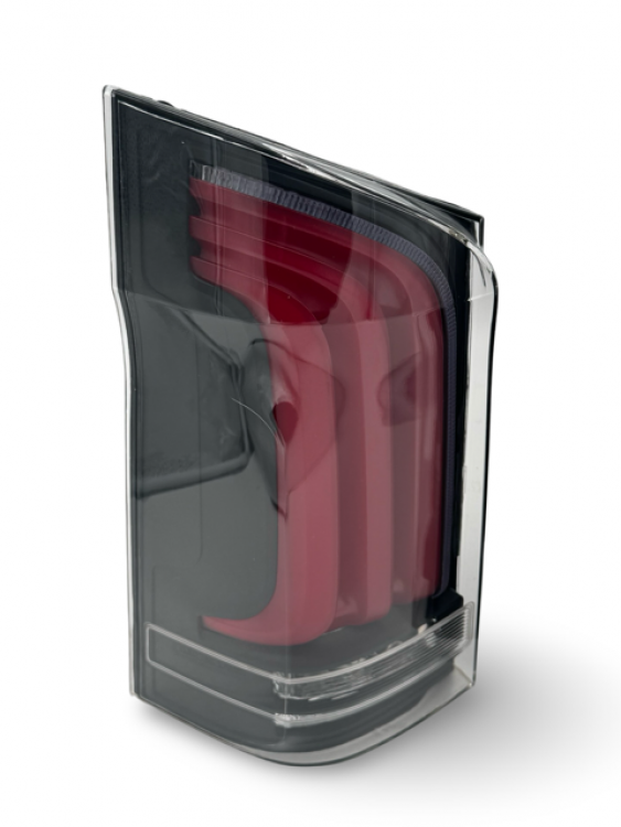 Sparpaket - VOLL LED Tagfahrlicht Scheinwerfer passend für Mercedes Benz V-Klasse / Vito W447 14-23 schwarz mit LED Blinker + LED Upgrade Design Rückleuchten passend für Mercedes Benz Vito W447 14-23 schwarz/klar dynamisch