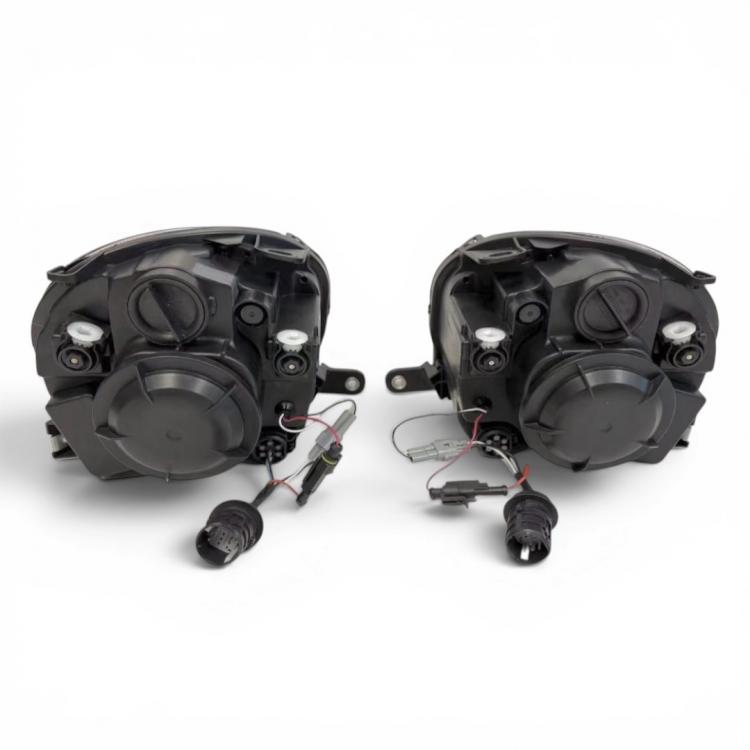 Preview: VOLL LED Upgrade Design Scheinwerfer Set passend für Fiat 500 07-24 schwarz (für werks. Xenon)