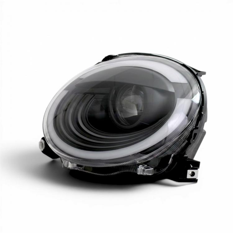 Preview: VOLL LED Upgrade Design Scheinwerfer Set passend für Fiat 500 07-24 schwarz (für werks. Halogen)