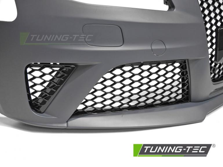 Preview: Upgrade Design Frontstoßstange für Audi A4 B8 (8K) 08-11 inkl. Zubehör in Hochglanz schwarz