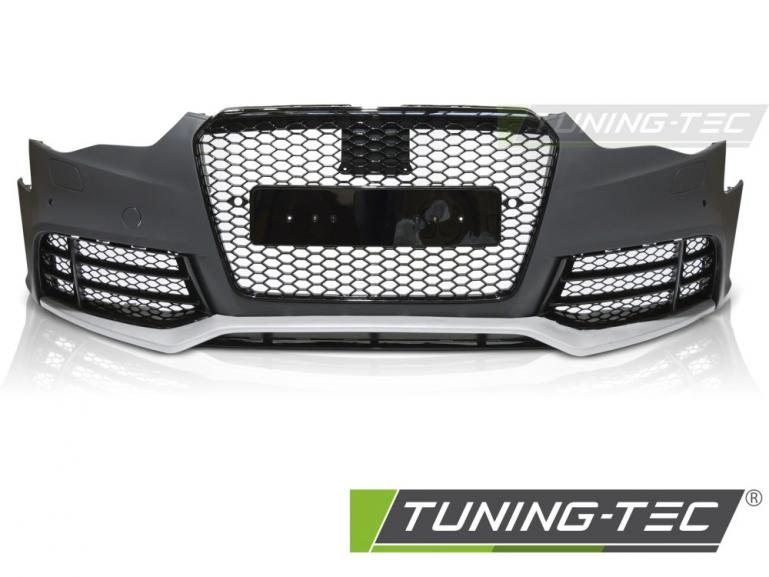 Upgrade Frontstoßstange Sport PDC für Audi A5 8T 11-16 inkl. Zubehör in Hochglanz schwarz