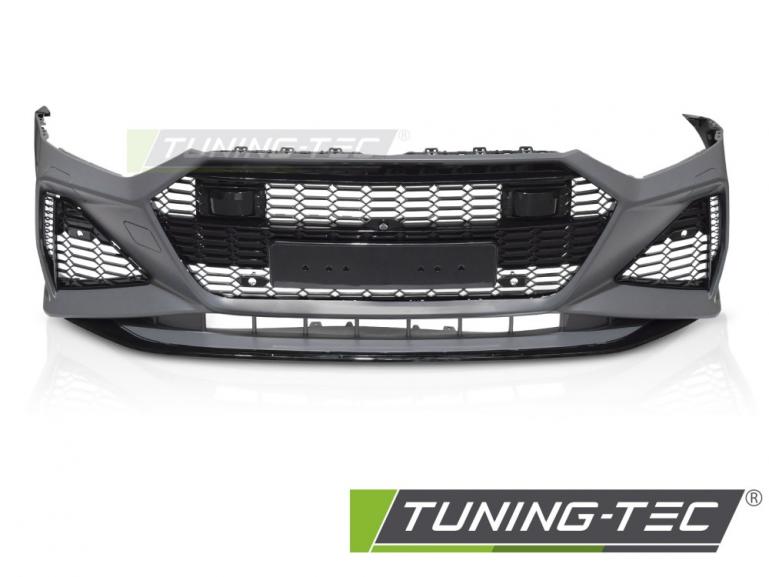 Preview: Upgrade Frontstoßstange Sport für Audi A7 4G 18-23 inkl. Zubehör in Hochglanz schwarz