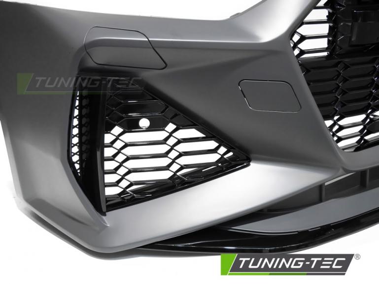 Preview: Upgrade Frontstoßstange Sport für Audi A7 4G 18-23 inkl. Zubehör in Hochglanz schwarz