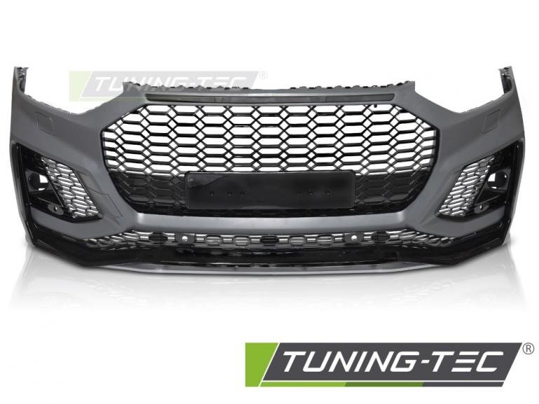 Preview: Upgrade Frontstoßstange Sport für Audi Q5 20-24 inkl. Zubehör in Hochglanz schwarz