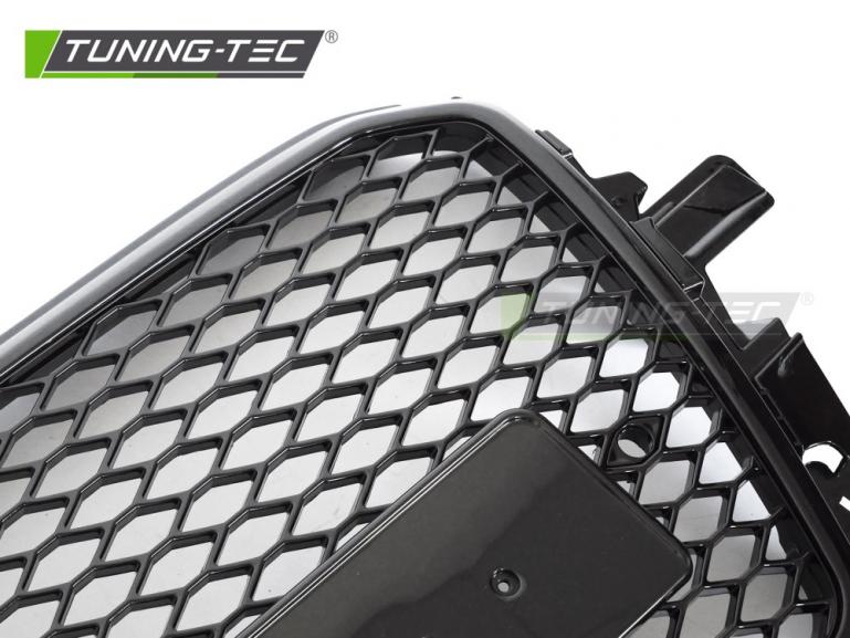 Preview: Upgrade Sportgrill / Kühlergrill passend für Audi Q5 8R Facelift 12-16 Hochglanz schwarz
