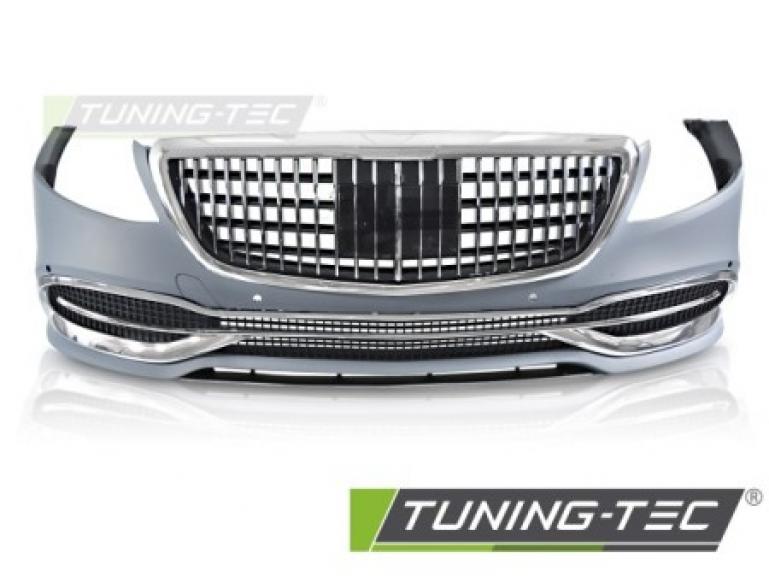 Preview: Upgrade Design Frontstoßstange für Mercedes-Benz S-Klasse W222 Mopf (Facelift) 18-22 mit PDC & AAC