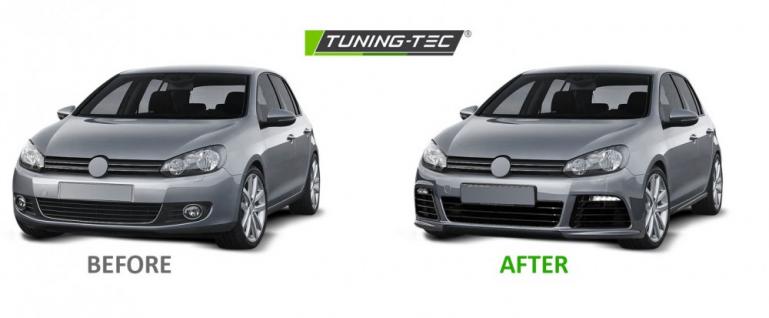 Upgrade Design Frontstoßstange für VW Golf 6 08-12 Lim./Variant/Coupe