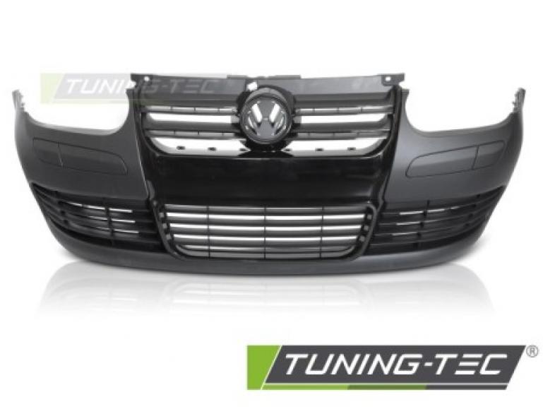 Preview: Upgrade Design Frontstoßstange passend für VW Golf 4 97-03 Inkl. Singleframe Grill schwarz