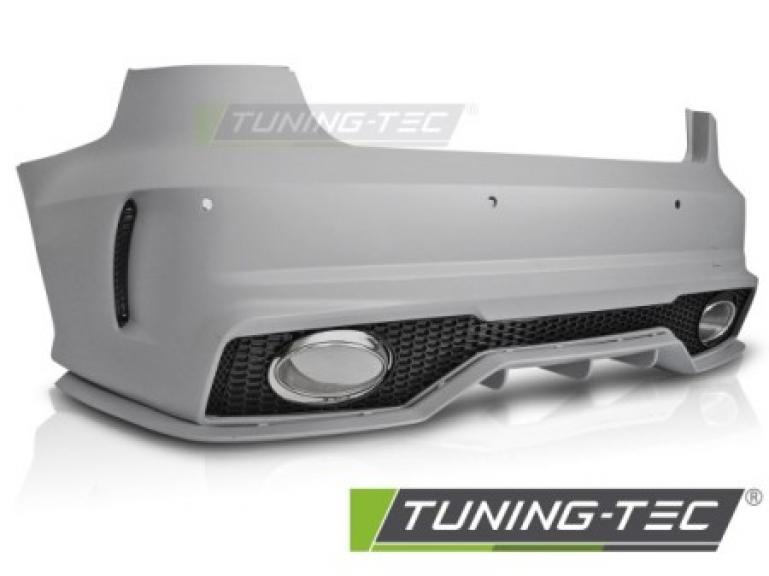 Upgrade Sport Design Heckstoßstange für Audi A3 8V 12-16 inkl. Zubehör / Auspuffblenden