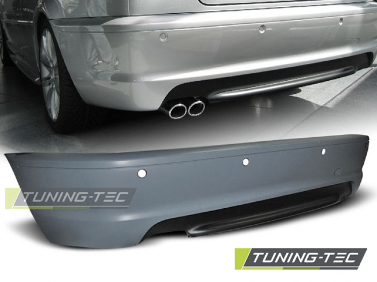 Upgrade Design Heckstoßstange für BMW 3er E46 Coupe/Cabrio 99-05 mit PDC