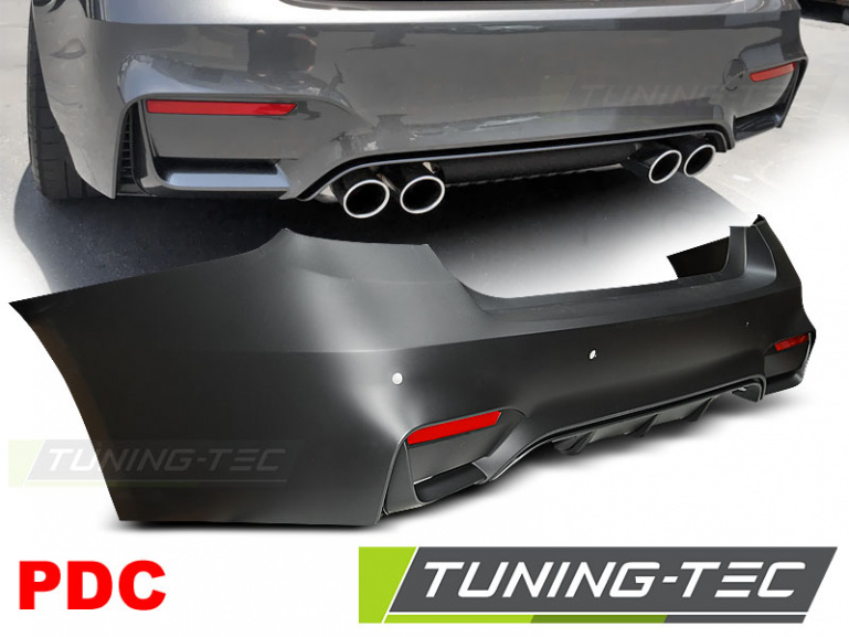 Upgrade Design Heckstoßstange für BMW 3er F30 Lim 10.11-18 mit PDC