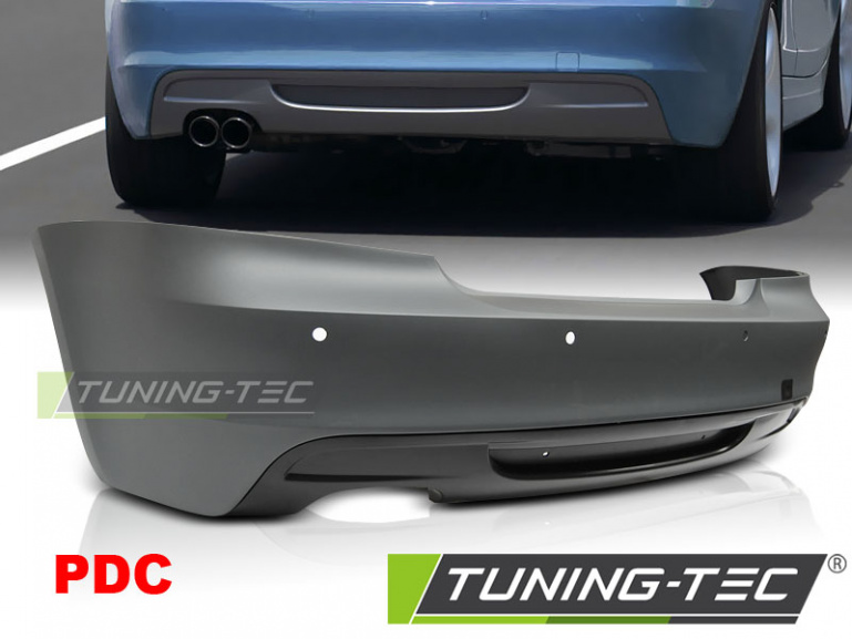 Upgrade Design Heckstoßstange für BMW 1er E82/E88 Coupe/Cabrio 07-13 mit PDC