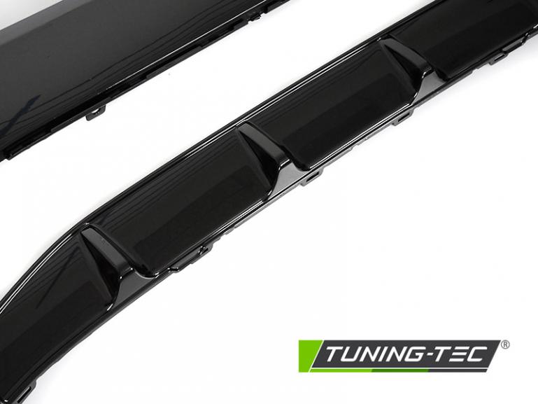 Sport Heck Diffusor für BMW 4er Coupe, Cabrio G22/G23 20+ Hochglanz schwarz