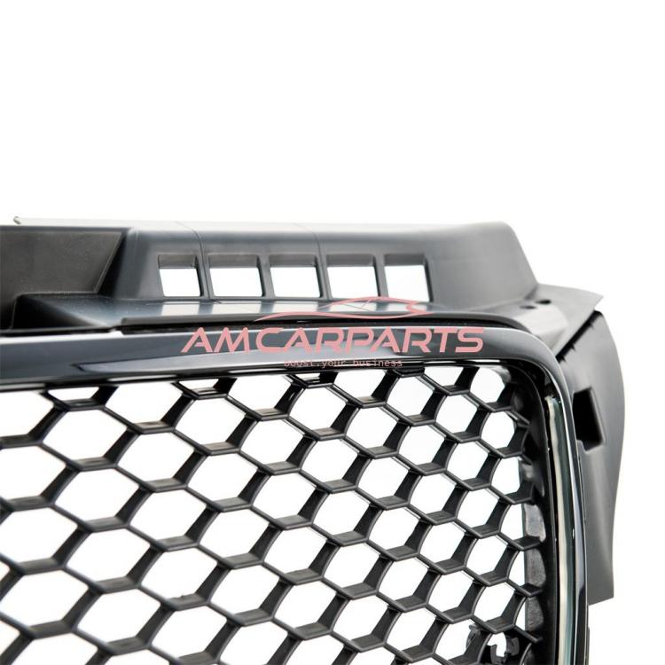 Upgrade Sportgrill / Kühlergrill für Audi A3 8P Facelift 08-12 Hochglanz Schwarz