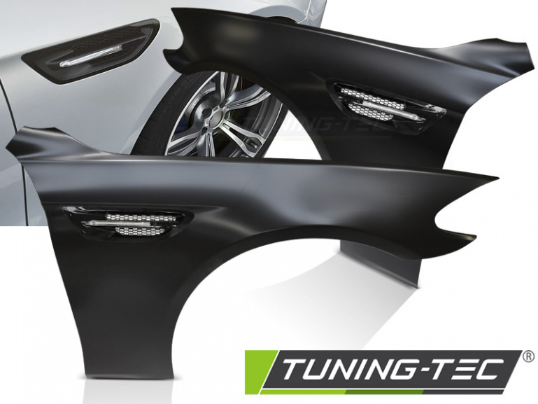 Upgrade Sport Design Kotflügel Vorn (links+rechts) für BMW 5er F10 / F11 10-16 mit LED Seitenblinkern