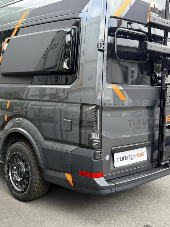 Voll LED Upgrade Design Rückleuchten Set für VW CRAFTER / MAN TGE 2017+ rauch mit dyn.Blinker