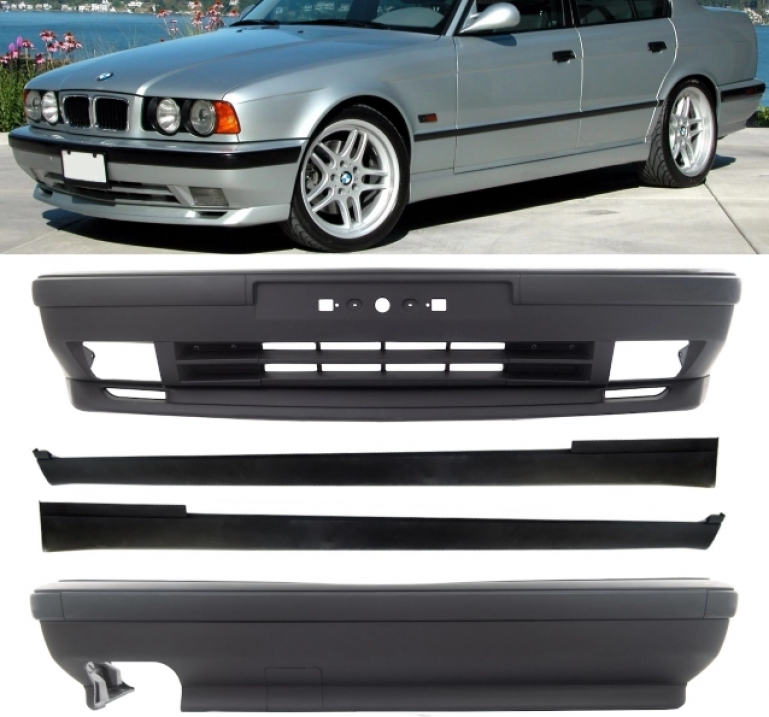 Klassik Design Bodykit Set für BMW 5er E34 87-97 Lim + Touring Front + Heck + Seite