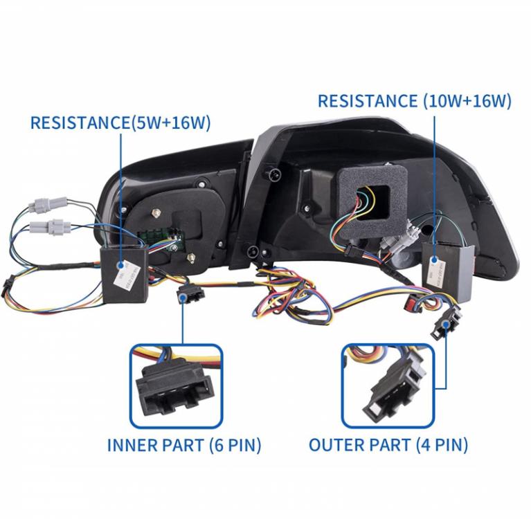 Voll LED Upgrade Design Rückleuchten für VW Golf 6 (VI) 08-12 schwarz/rauch in OLED Technik mit dynamischen Blinkern