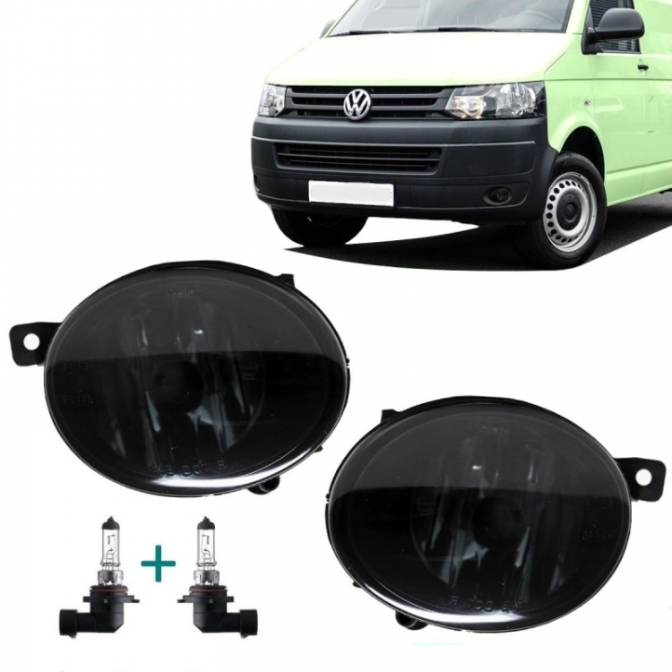 Upgrade Design Nebelscheinwerfer für VW T5 / T5 GP (Facelift) 10-15 schwarz/rauch