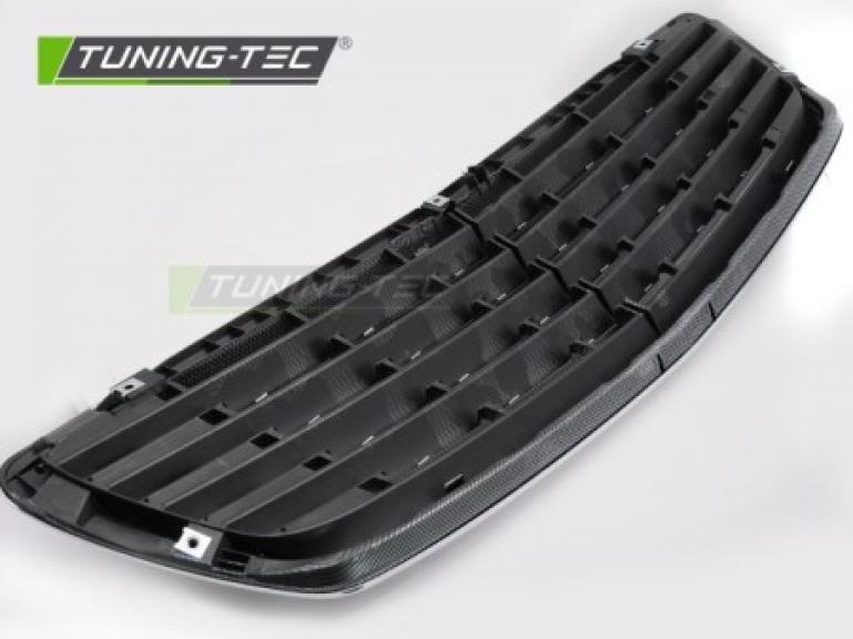 Sportgrill / Kühlergrill für Mercedes Benz S-Klasse W220 02-05 Carbonlook/Silber