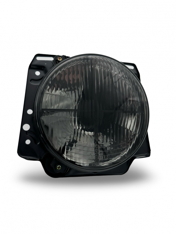 Upgrade Design geriffelte Scheinwerfer für VW Golf 2 83-91 smoke mit Fadenkreuz