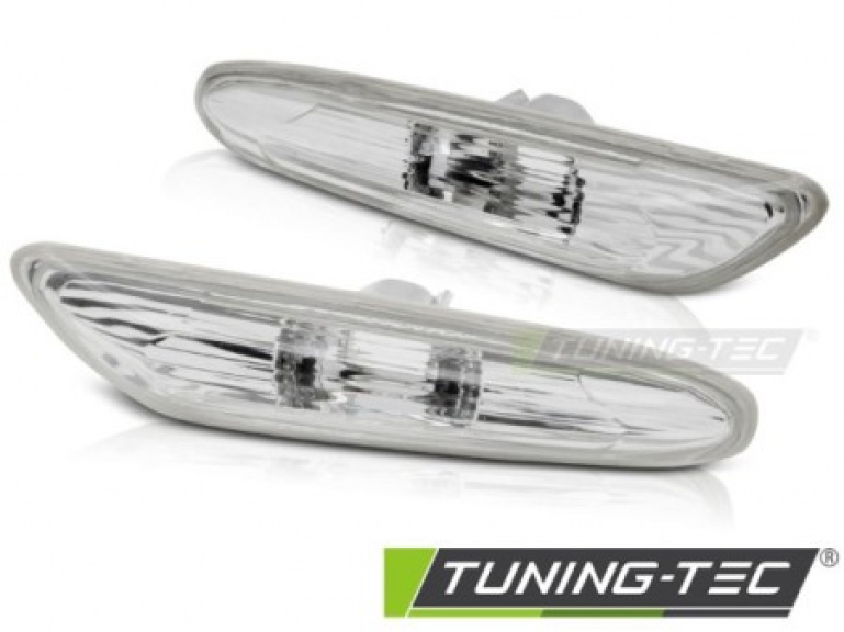 LED Seitenblinker Blinker Chrome Silber Design passend für BMW 3er