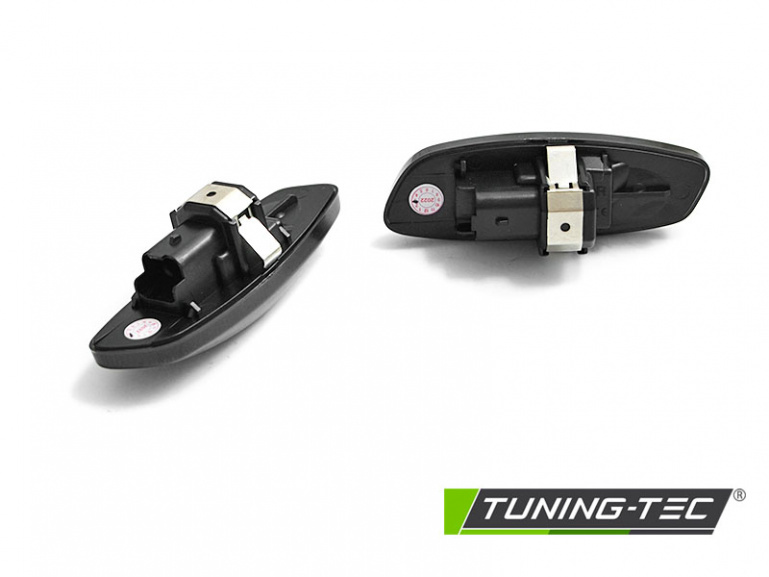 Upgrade LED Seitenspiegel Blinker für Peugeot 207 / 308 / 3008 / 5008 / Citroen C3 / C4 /C5 / DS3 / DS4 06-15 schwarz/rauch dynamisch