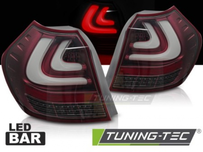 Voll LED Lightbar Design Rückleuchten für BMW 1er E87/E81 04-07 rot/klar