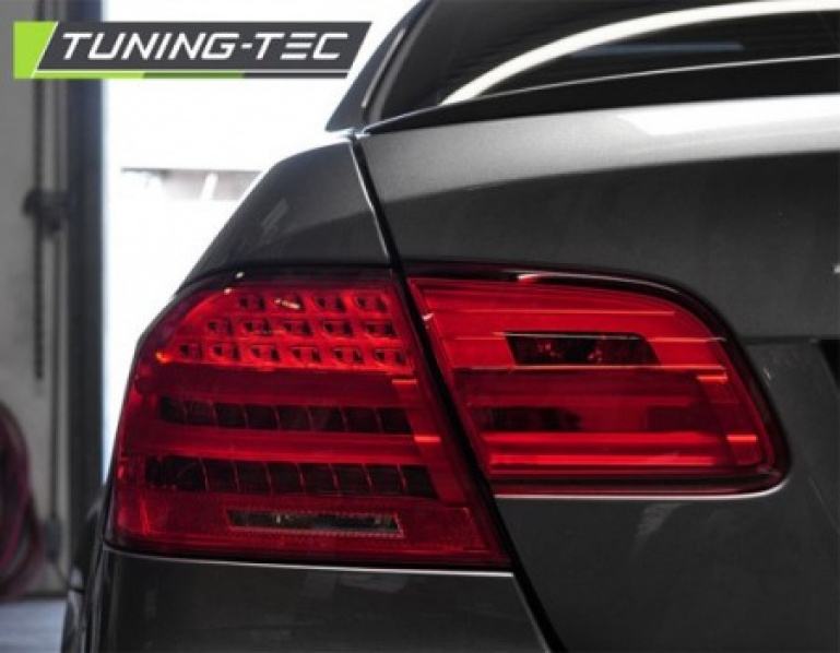LED Lightbar Design Rückleuchten für BMW 3er E92 Coupe 06-10 rot/smoke LCI Optik