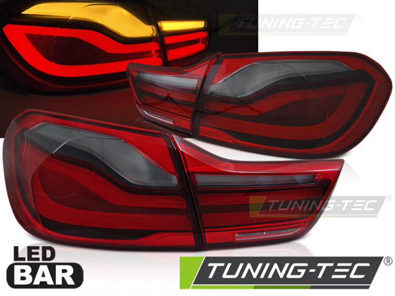 VOLL LED Upgrade Design Rückleuchten für BMW 4er F32 / F33 / F36 13-19 rot/rauch