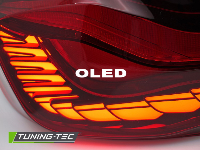 OLED Upgrade Design Rückleuchten Set für BMW 5er F10 10-16 rot mit dyn. Blinker