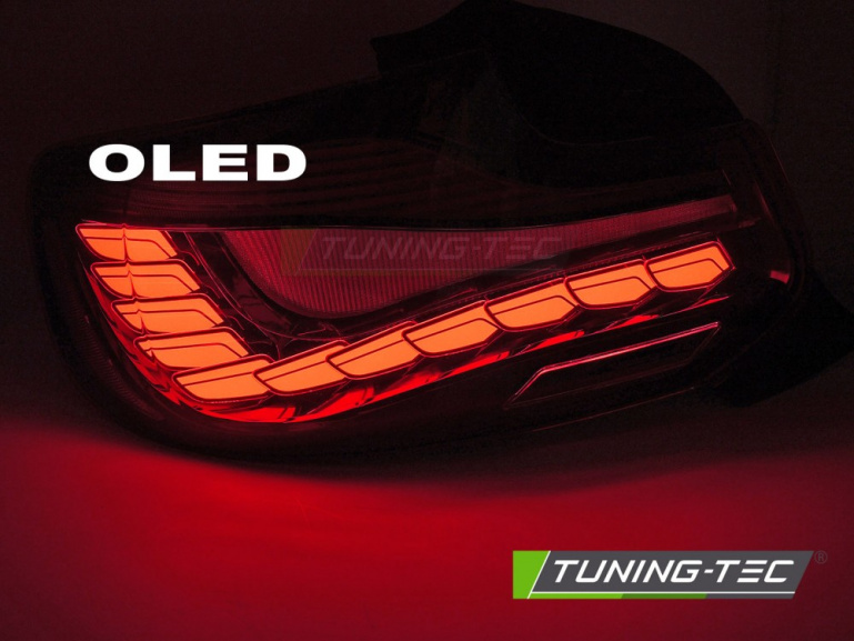 OLED Upgrade Design Rückleuchten Set für BMW 2er F22/23/87 14-21 schwarz/rauch