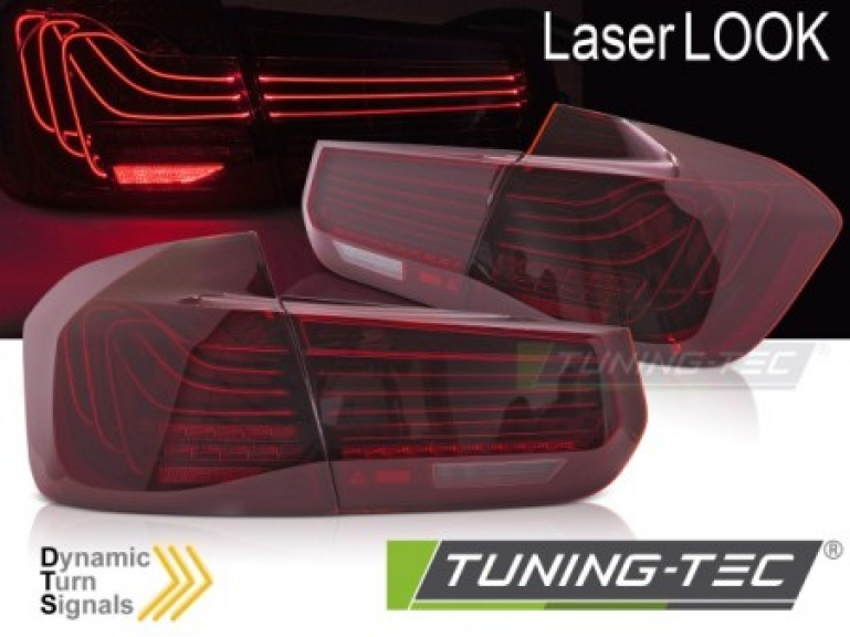 LaserLINE VOLL LED Upgrade Design Rückleuchten Set für BMW 3er F30 11-18 rot mit dyn. Blinker