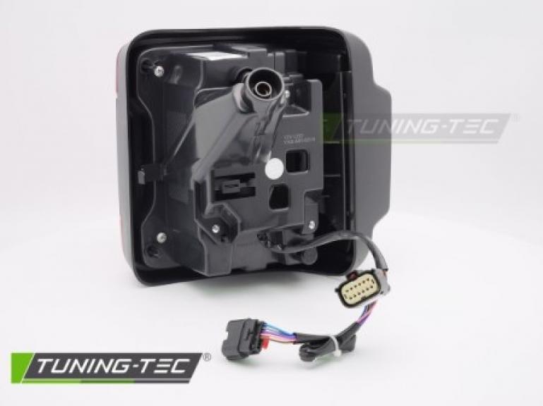 VOLL LED Lightbar Design Rückleuchten Set für Chrysler Jeep Wrangler JL 18-23 schwarz/rauch mit dyn. Blinker