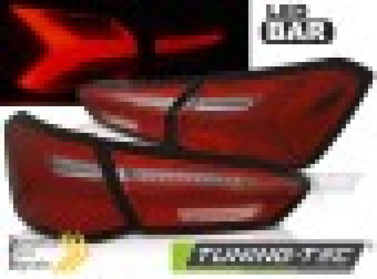 Voll LED Lightbar Design Rückleuchten für Ford Focus MK4 3/5 Türer 18-21 weiß/rot dynamischer Blinker