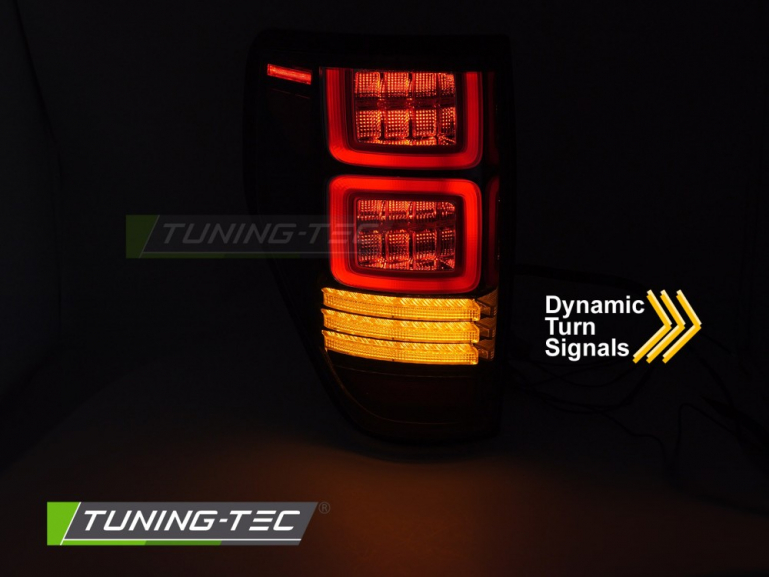 Preview: VOLL LED Upgrade Design Rückleuchten Set für Ford F150 MK12 08-14 schwarz/rauch mit dyn. Blinker