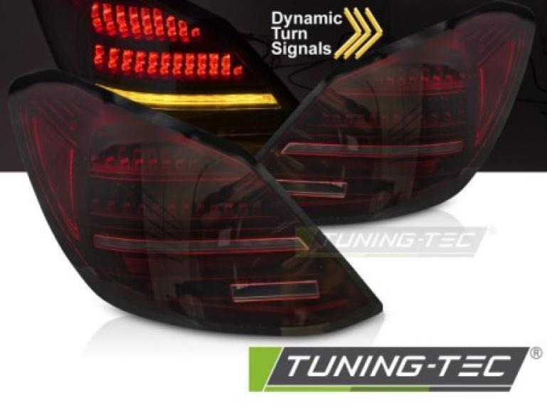 VOLL LED Upgrade Design Rückleuchten Set für Mercedes Benz C-Klasse W205 14-21 rot/rauch mit dyn. Blinker