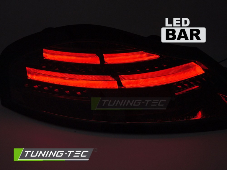 Preview: Voll LED Upgrade Design Rückleuchten Set passend für Porsche Boxster 986 96-04 schwarz/rauch