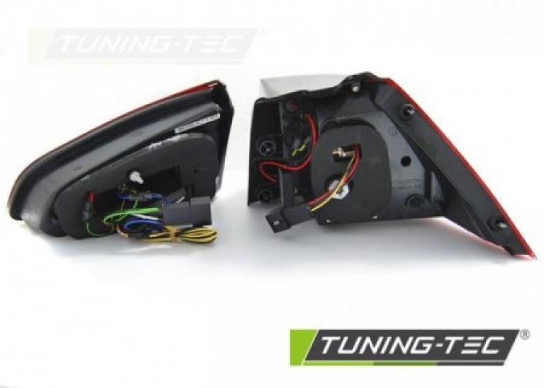 LED Rückleuchten für VW Golf 7 (VII) 13-17 schwarz/klar im GTI-Sport Design mit dynamischem Blinker