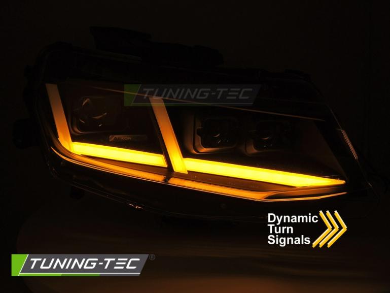 VOLL LED Upgrade Design Scheinwerfer Set für Chevrolet Camaro 16-18 schwarz mit dyn. Blinker