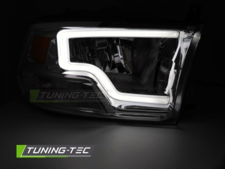 LED Tagfahrlicht Design Scheinwerfer Set für Dodge RAM 09-18 chrom